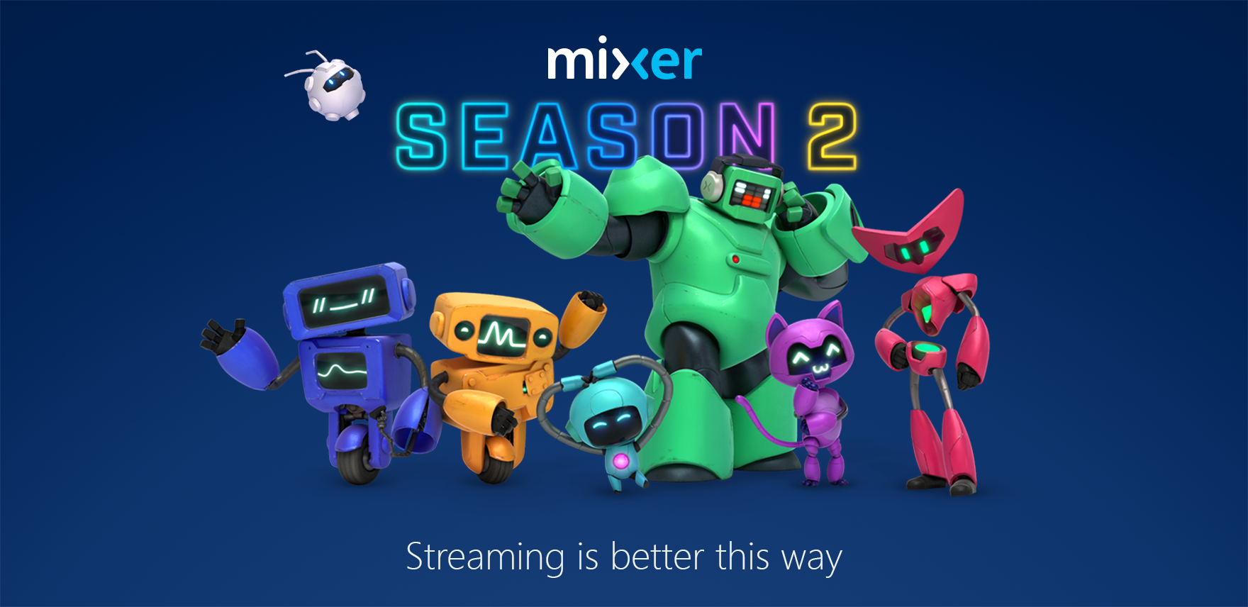 Mixer Season 2 title with caption, 