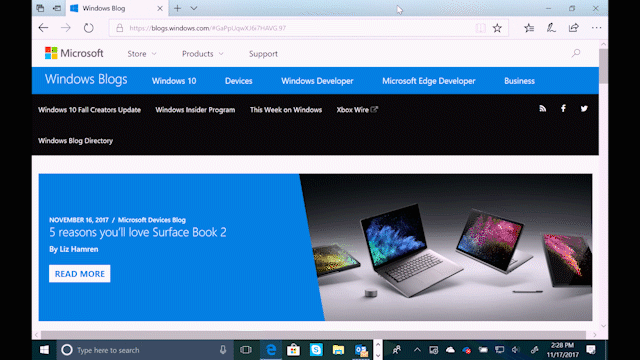 Советы по Windows 10: редактируйте URL в избранном