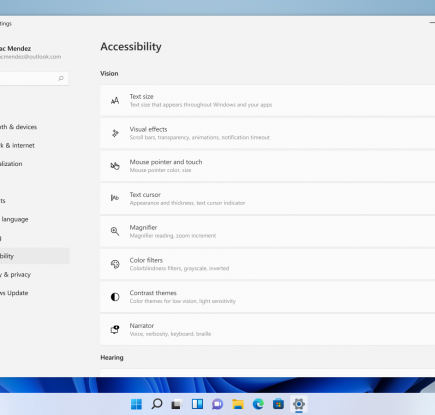 Windows 11 accessibility
