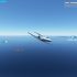 Снимок экрана. Самолет в небе в игре Microsoft Flight Simulator