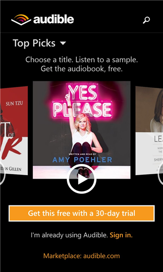 Audible free trial