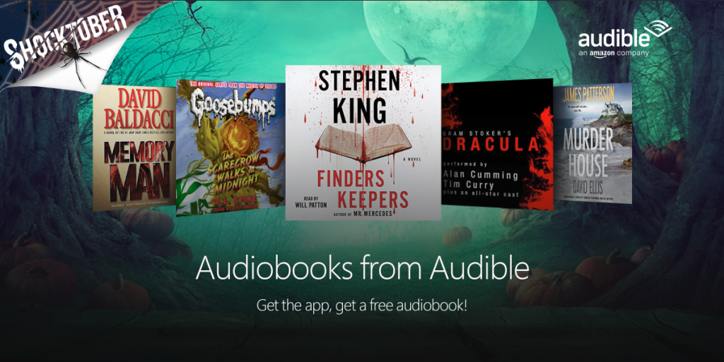 Listen to spooky audiobooks with Audiobooks from Audible