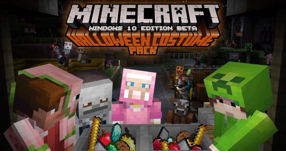 Minecraft: Windows 10 Edition Beta Halloween Costume Pack