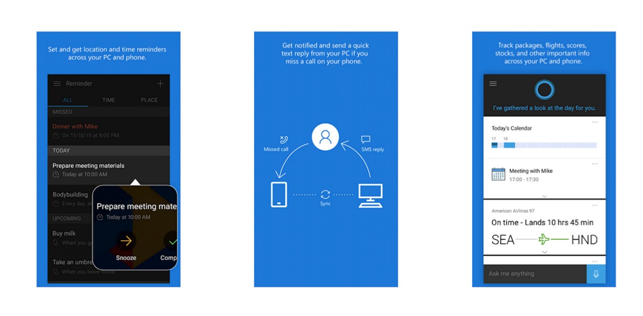 Cortana: Now available here and when you need her, no matter what smartphone you choose