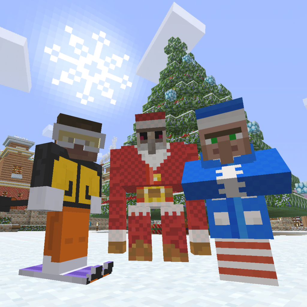 Celebrate the season with the “Minecraft” Festive Mash-Up Pack