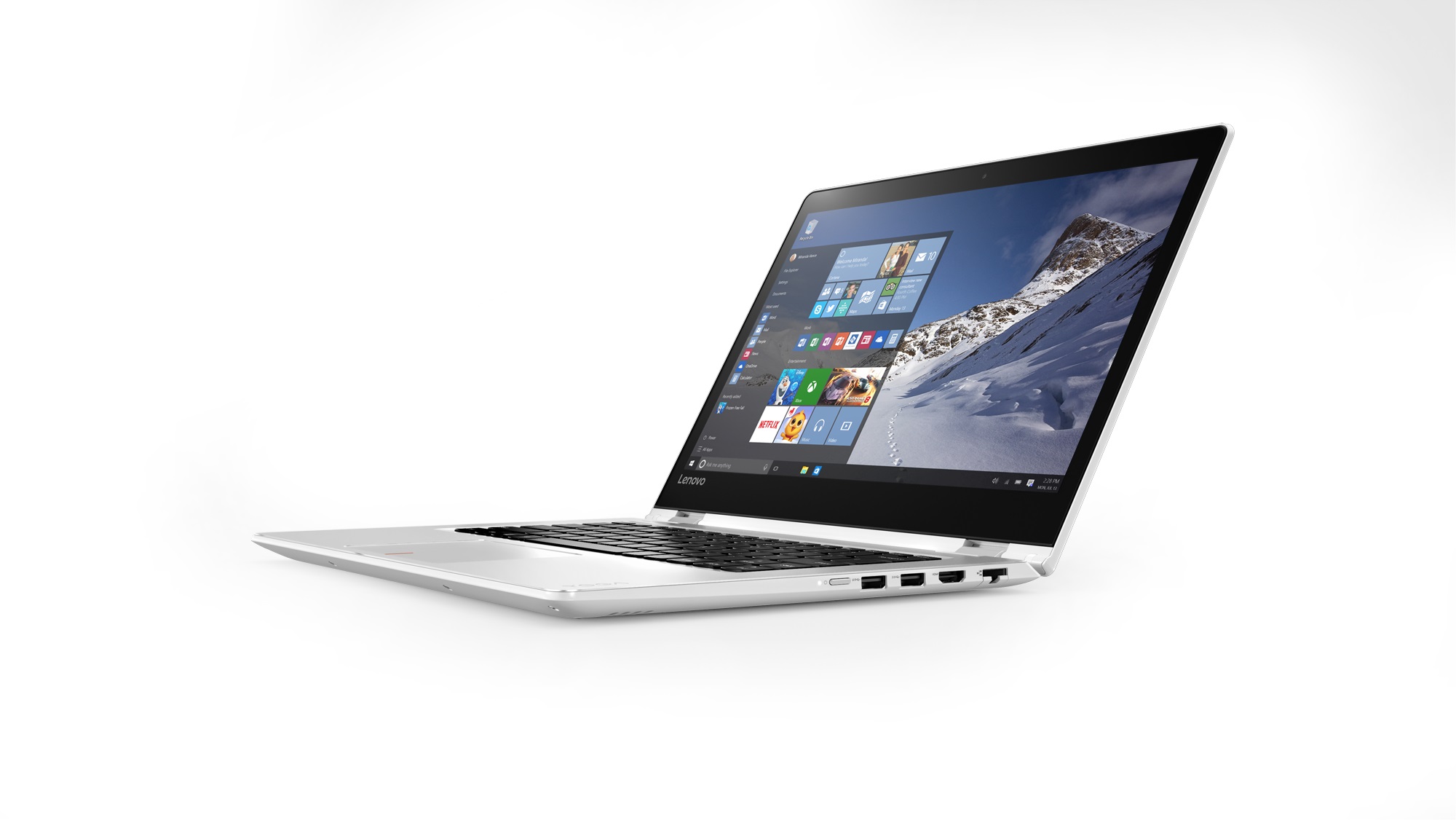 The Lenovo YOGA 510 comes ready-equipped with Windows 10.