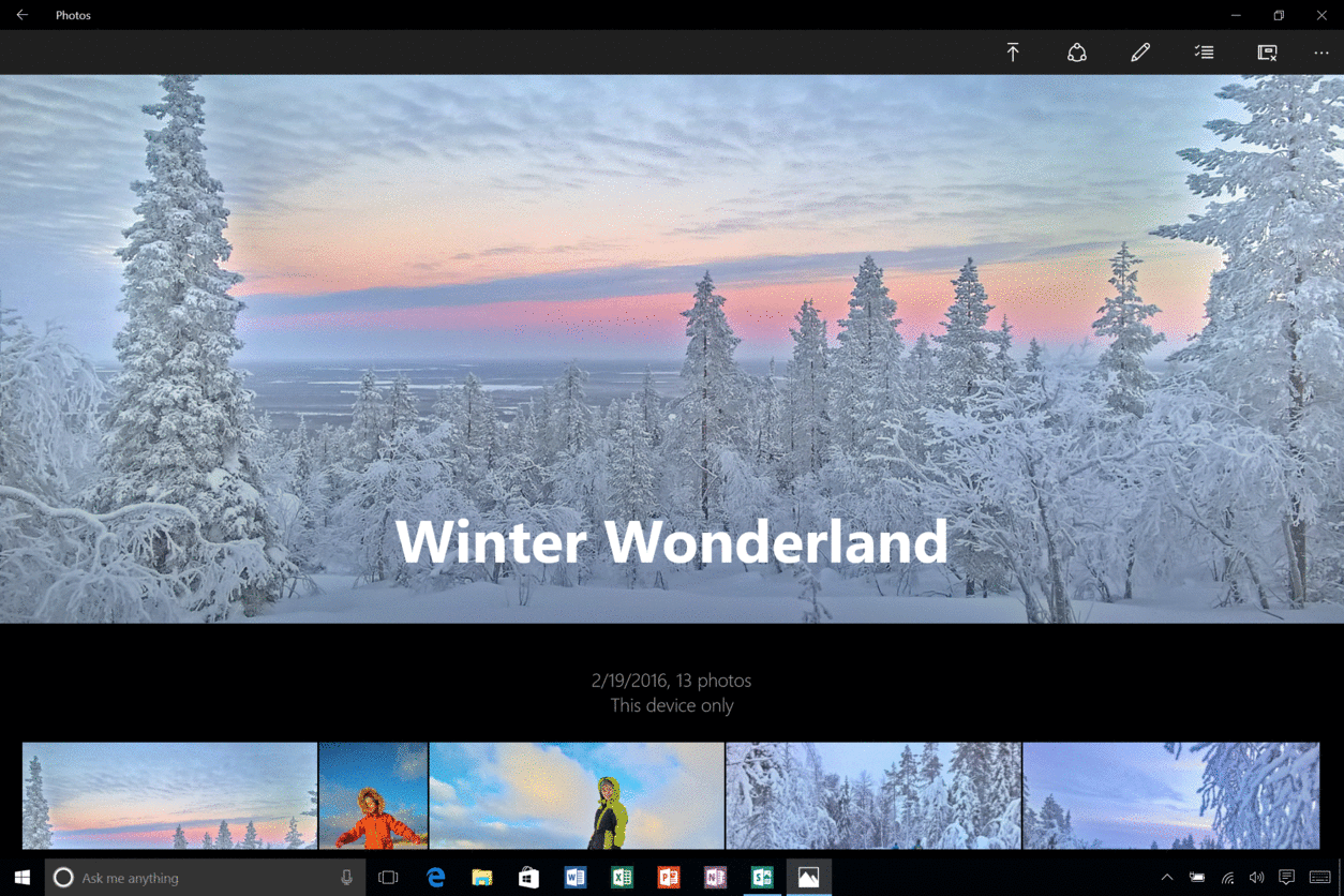 Sway announces new integration with the Photos app on Windows 10