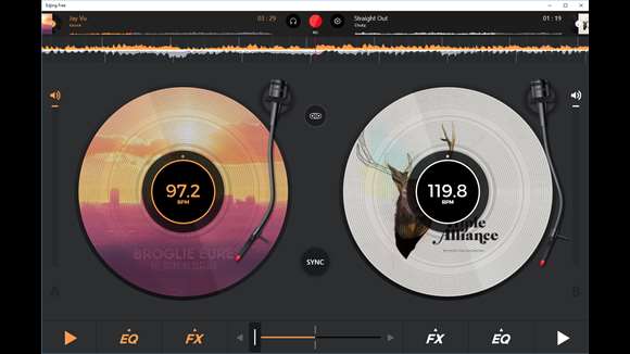 Edjing for Windows 10 is the DJ app that gives you the tools you need to get a crowd moving