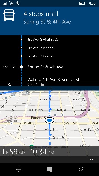 New Maps app for Windows 10 in current Windows Insider Build