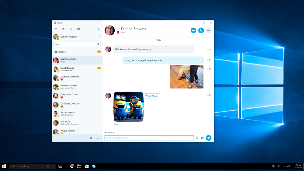 Coming soon to Windows Insiders: Skype Universal Windows Platform (UWP) Preview App