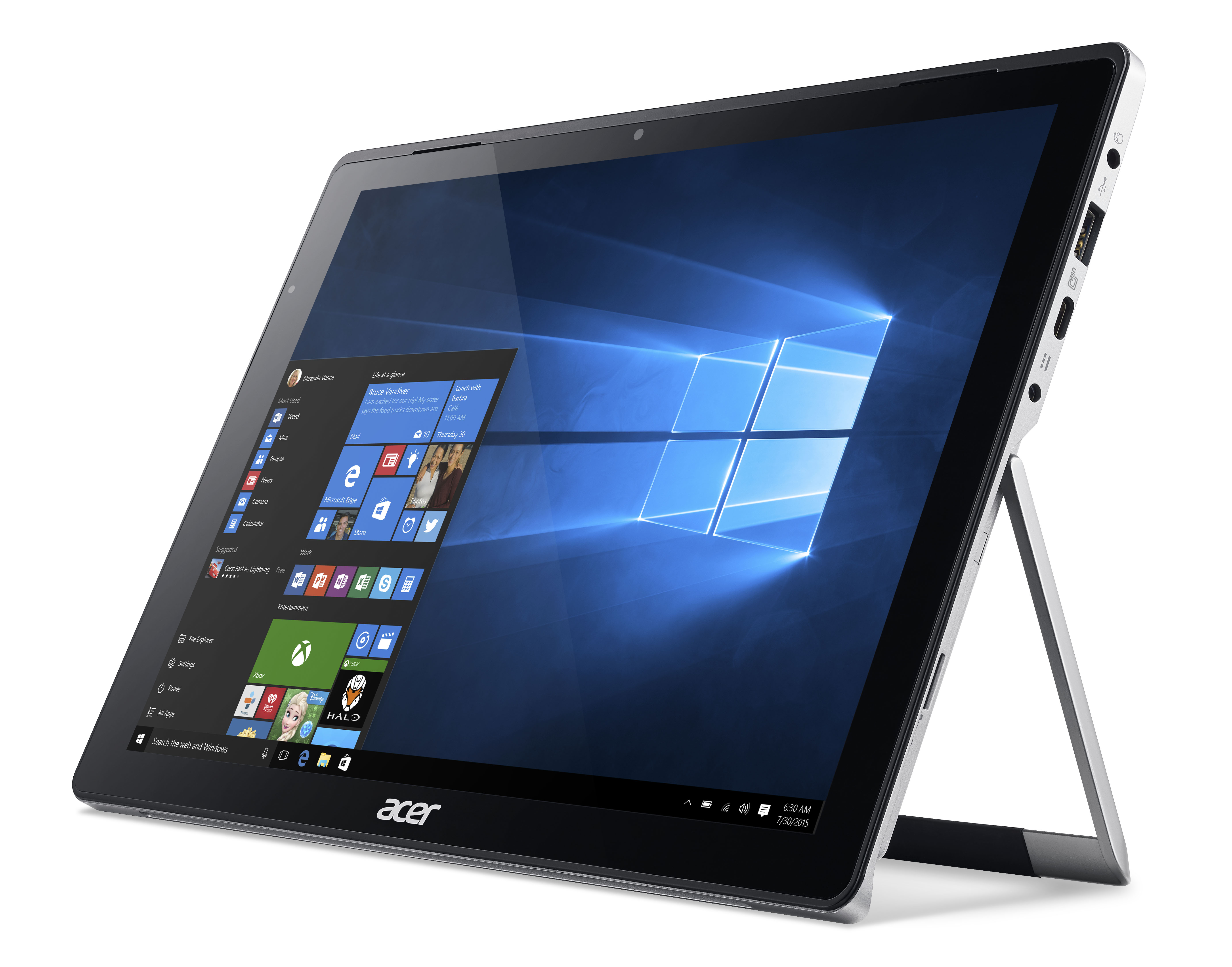 The Acer Switch Alpha 12 with Windows 10