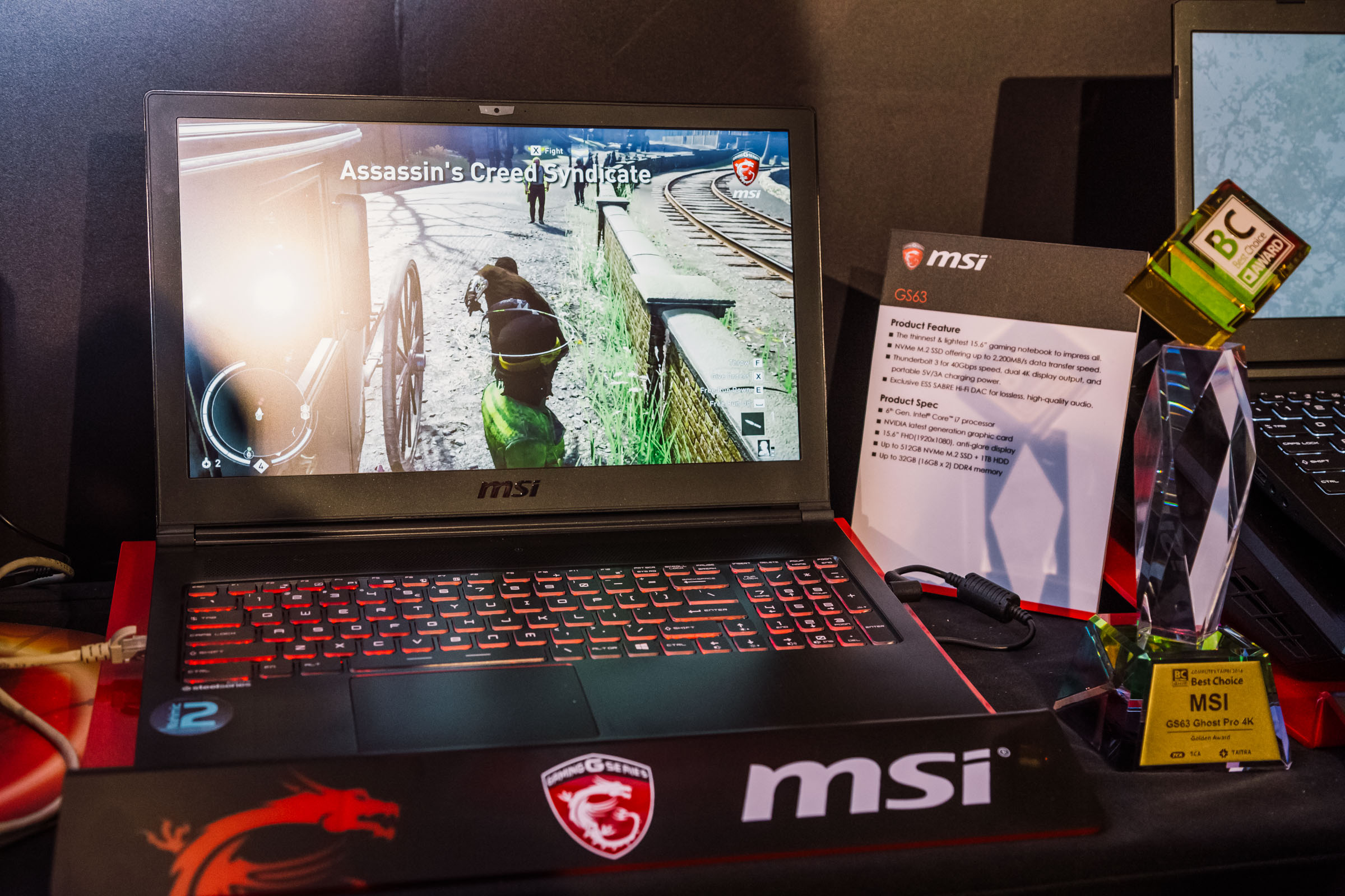 The new MSI GS63