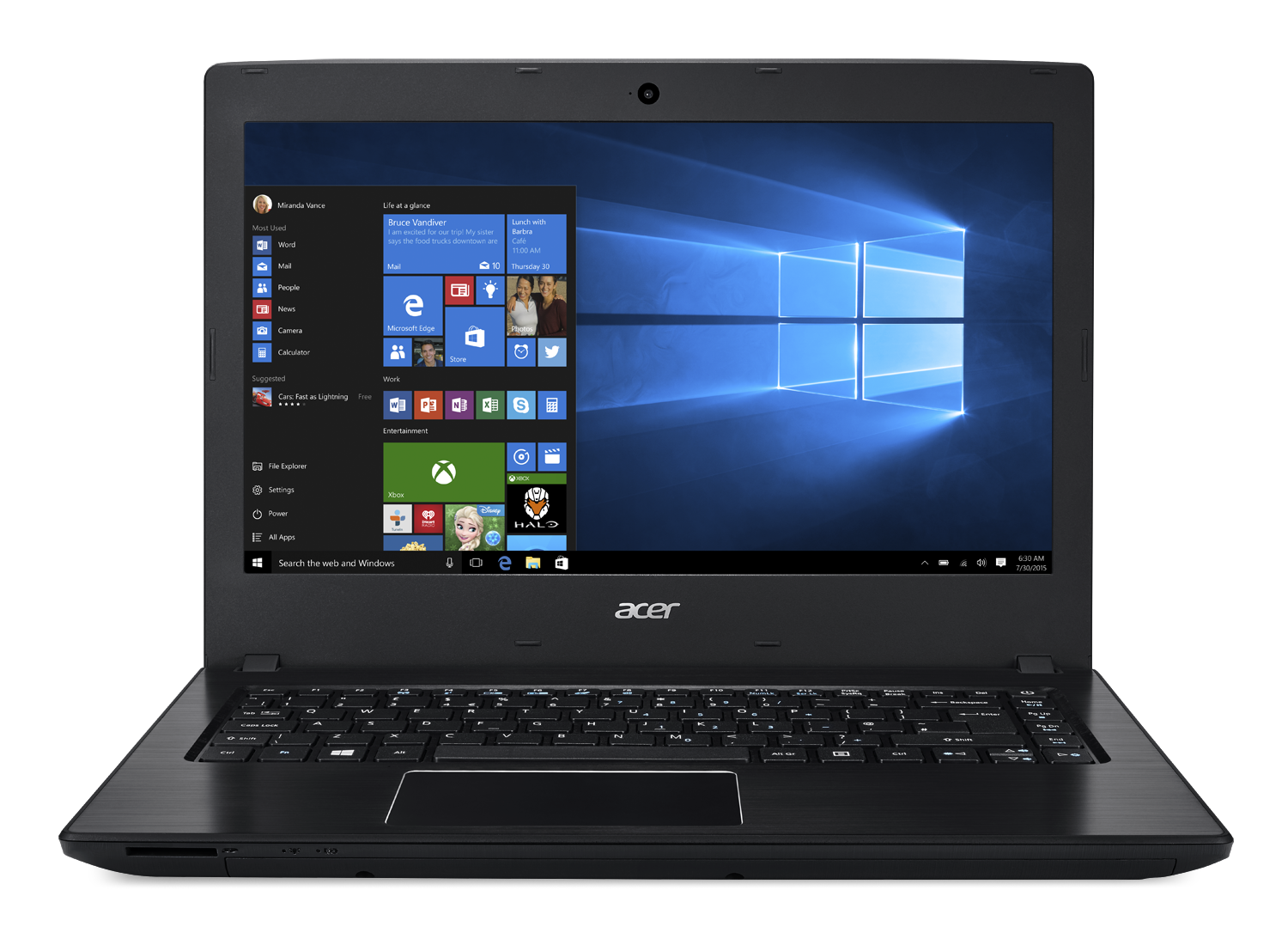 Acer TravelMate P249 with Windows 10