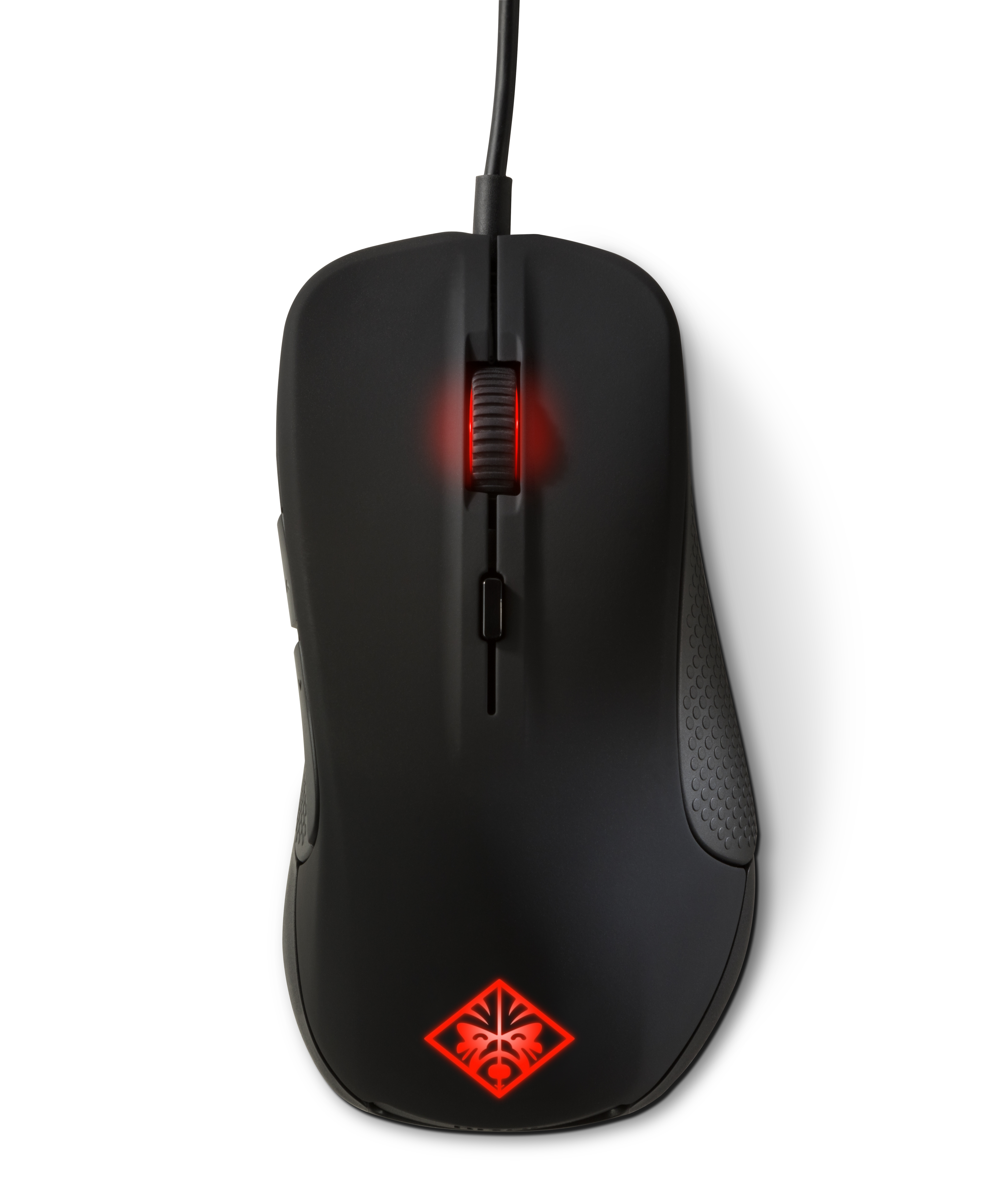 HP SteelSeries Rival 300 Gaming Mouse, Top View