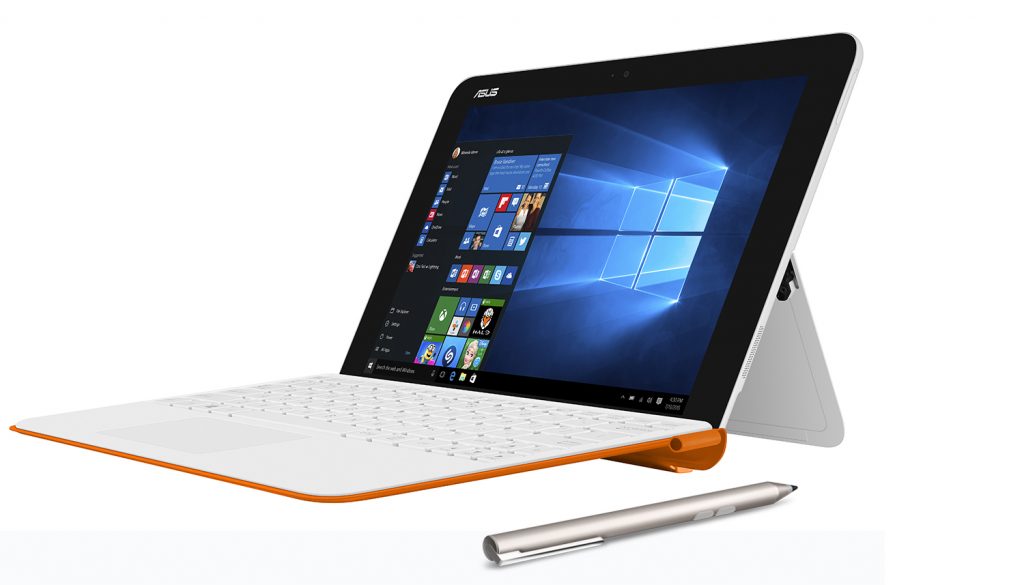 ASUS Transformer Mini T102 – This 10.1-inch detachable 2-in-1 PC with a smart-hinge kickstand provides up to 170 degrees of flexibility.