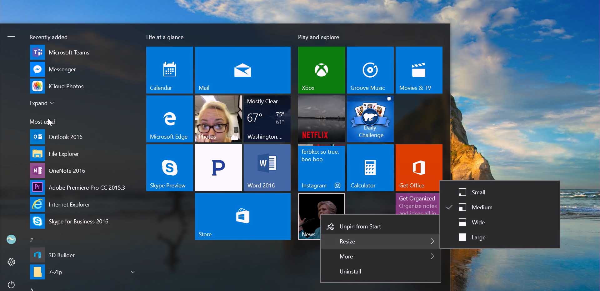 Windows 10 Tip: Start menu