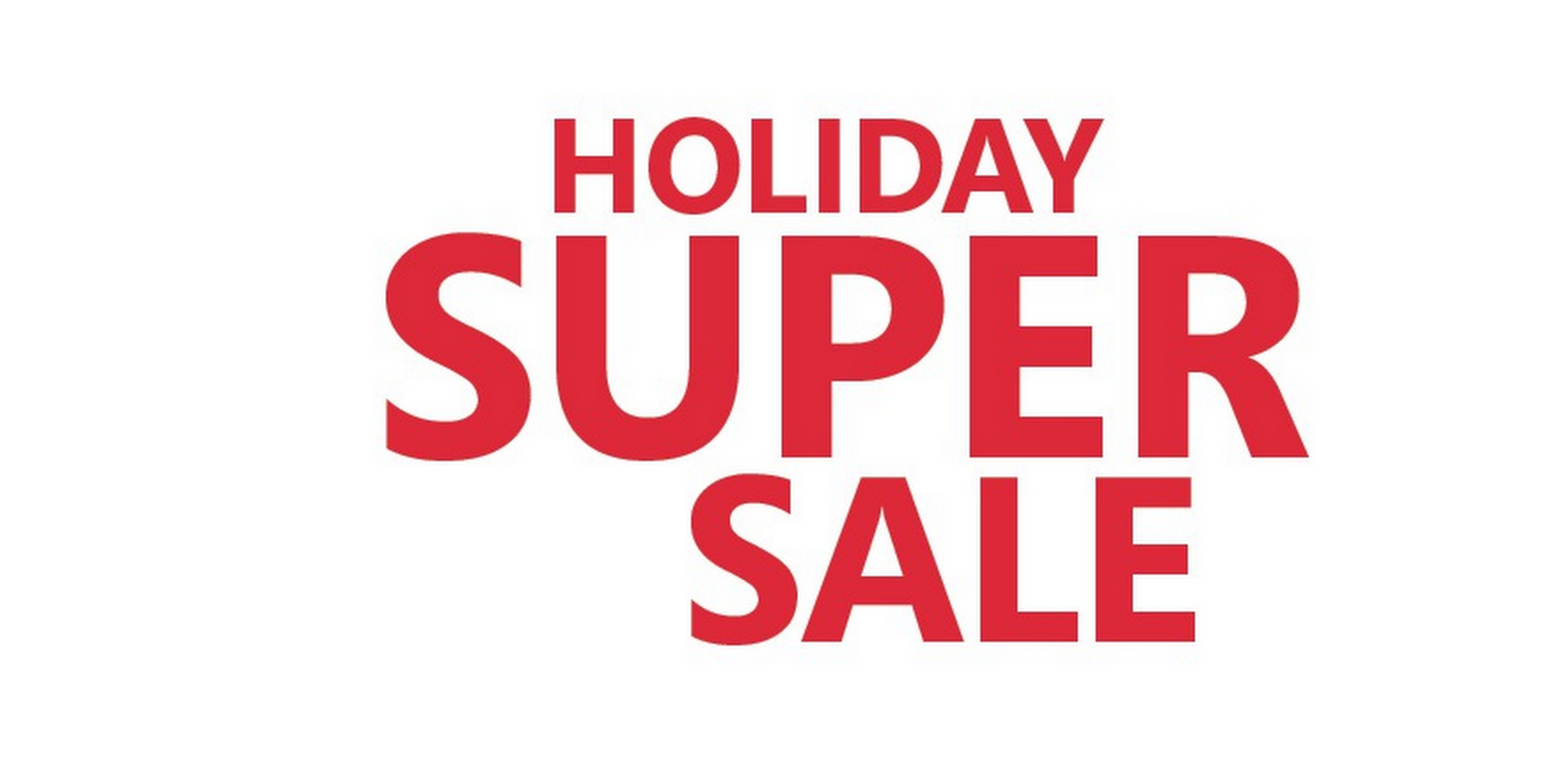 Sale starts. Holiday sale. Sale USA. Super Holidays. Now for sale in USA.