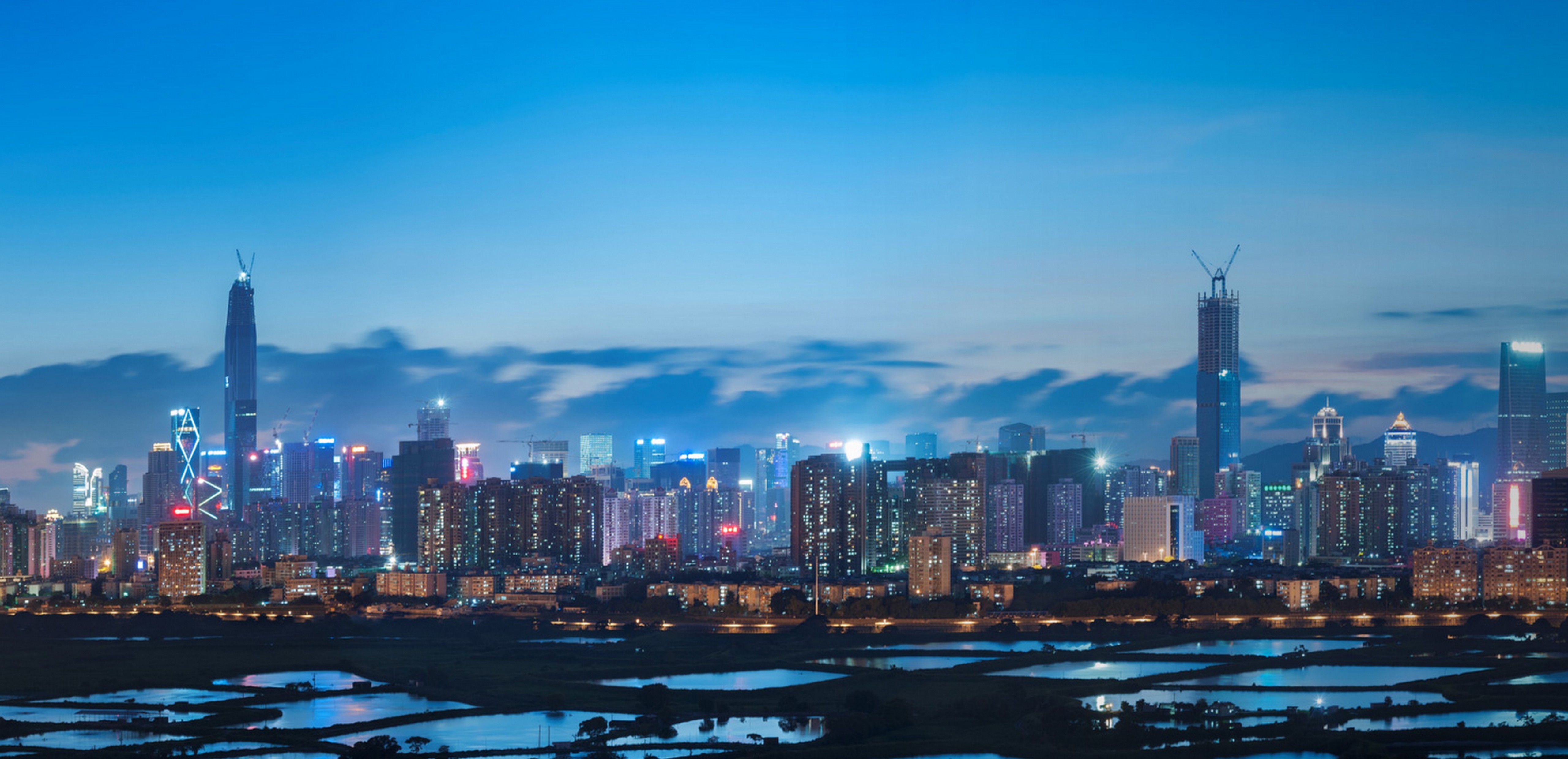 Shenzhen, China city skyline