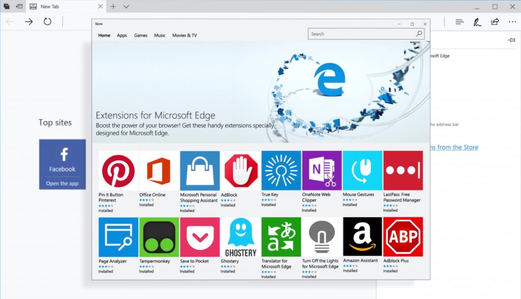 Microsoft Edge helps you organize your web