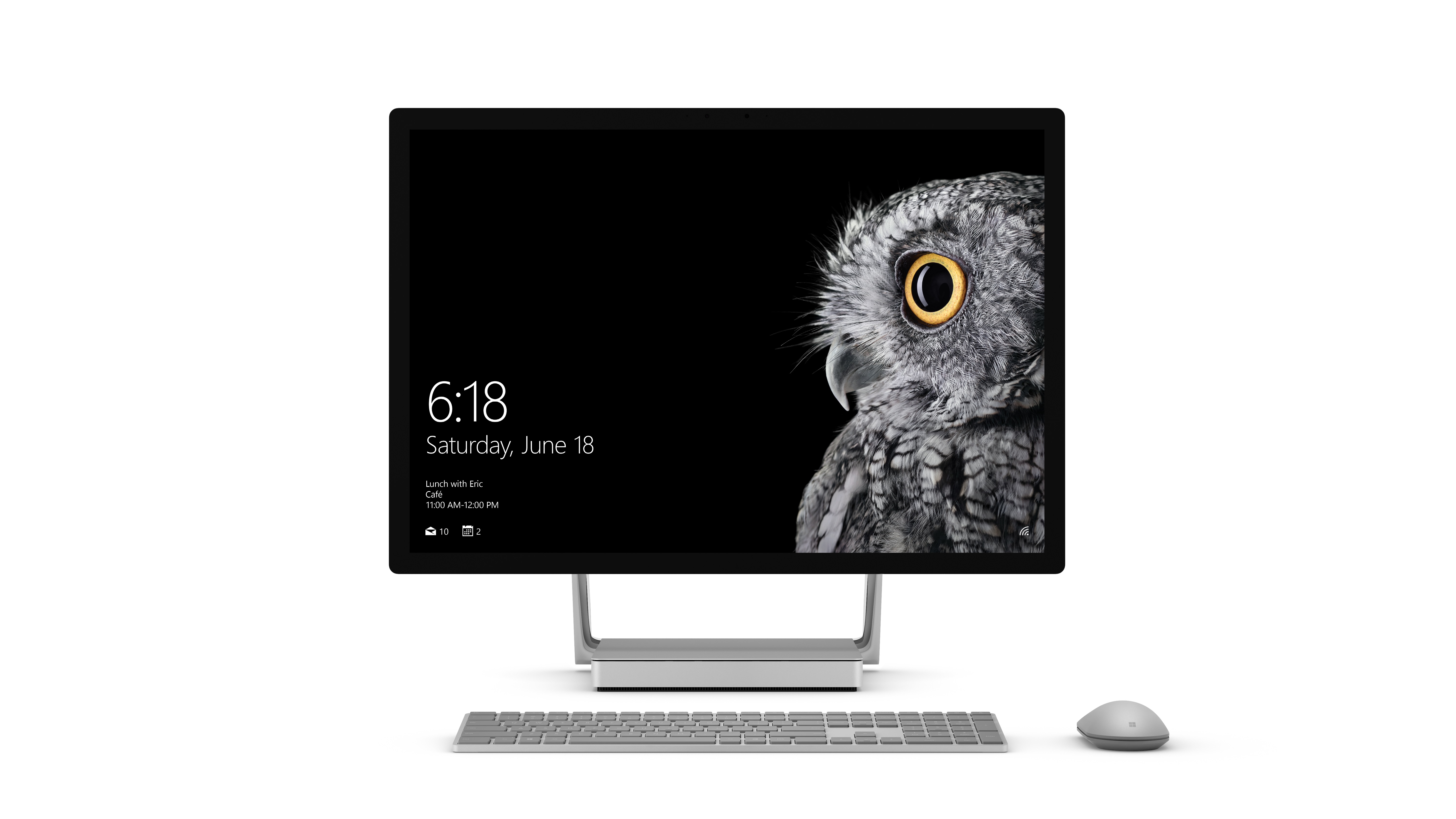 Surface Studio with mouse and keyboard