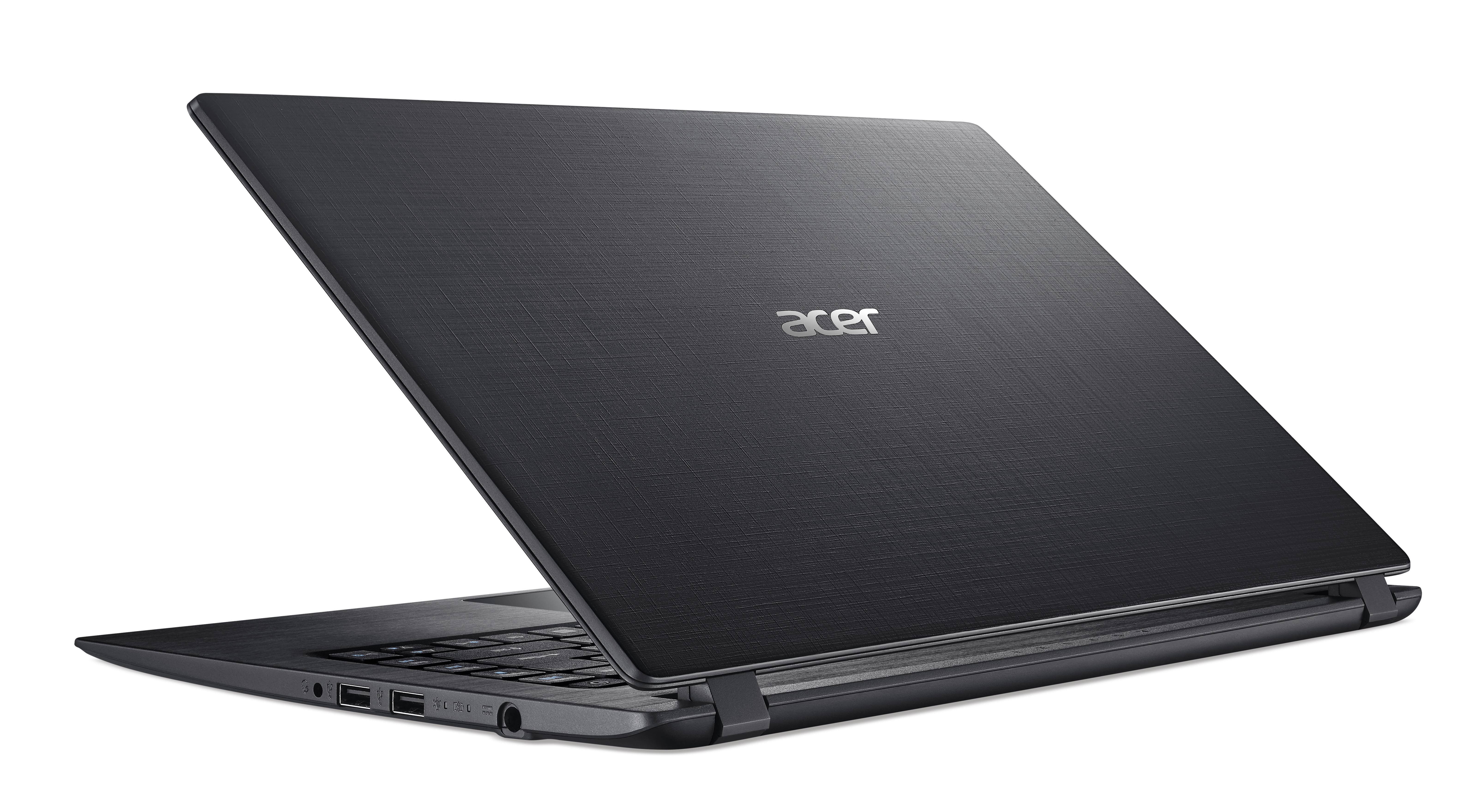 The Acer Aspire 1 with Windows 10