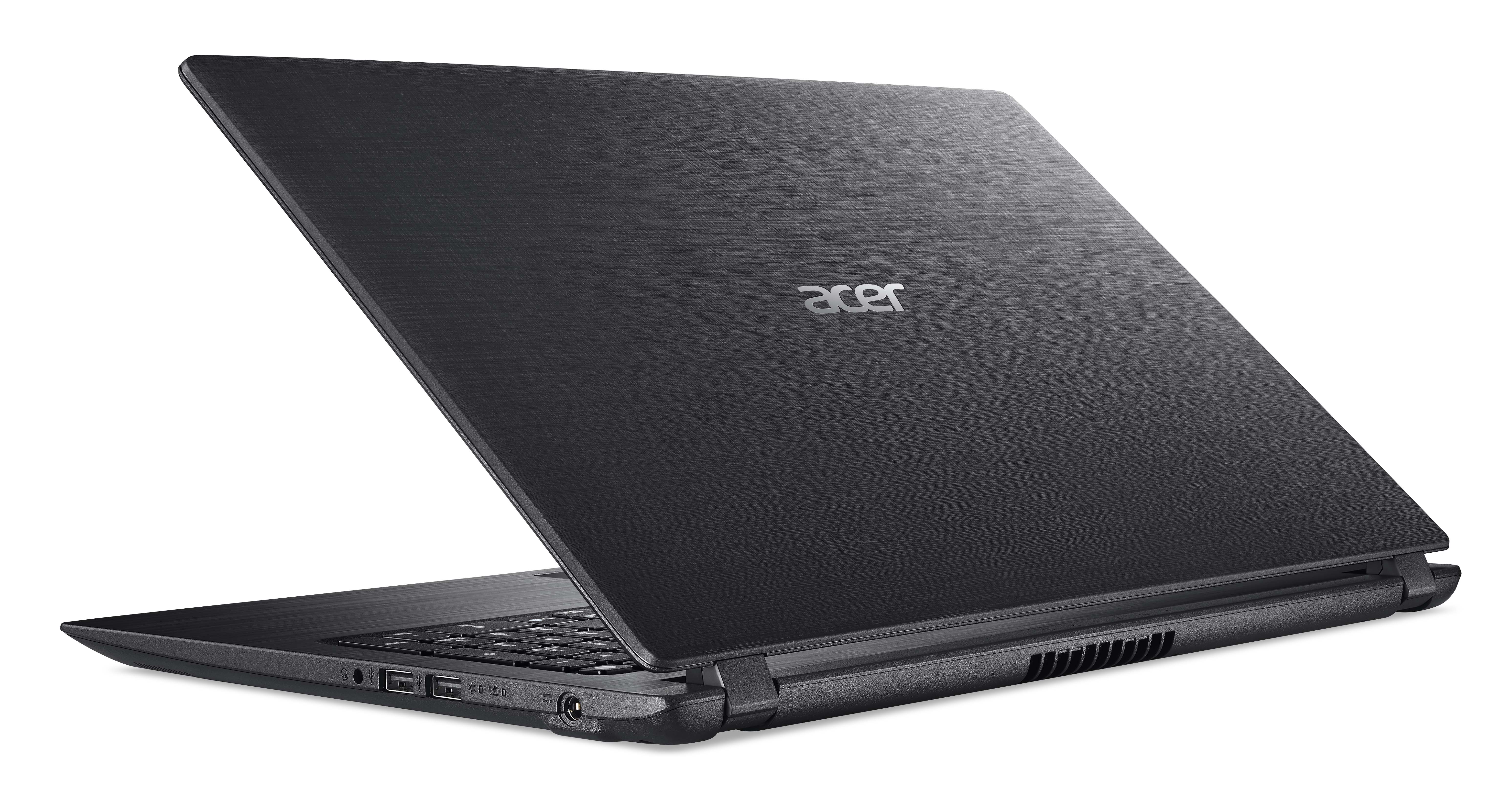 The Acer Aspire 3 with Windows 10