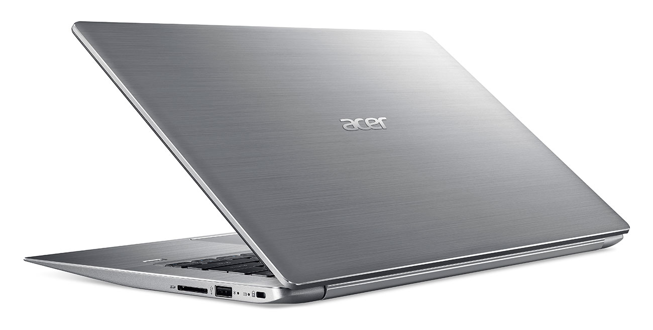 The Acer Swift 3 with Windows 10