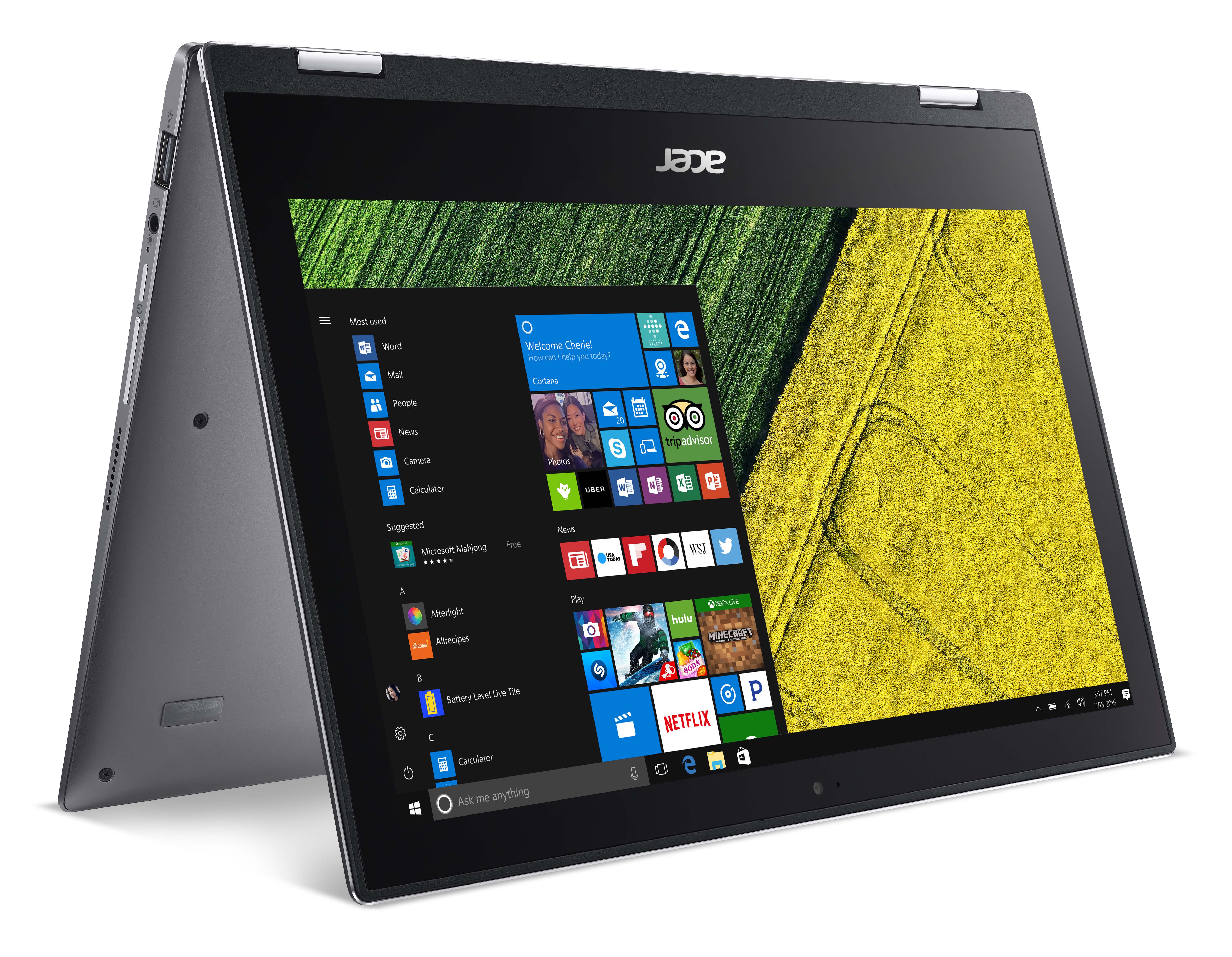 Acer Spin 1 in tent mode