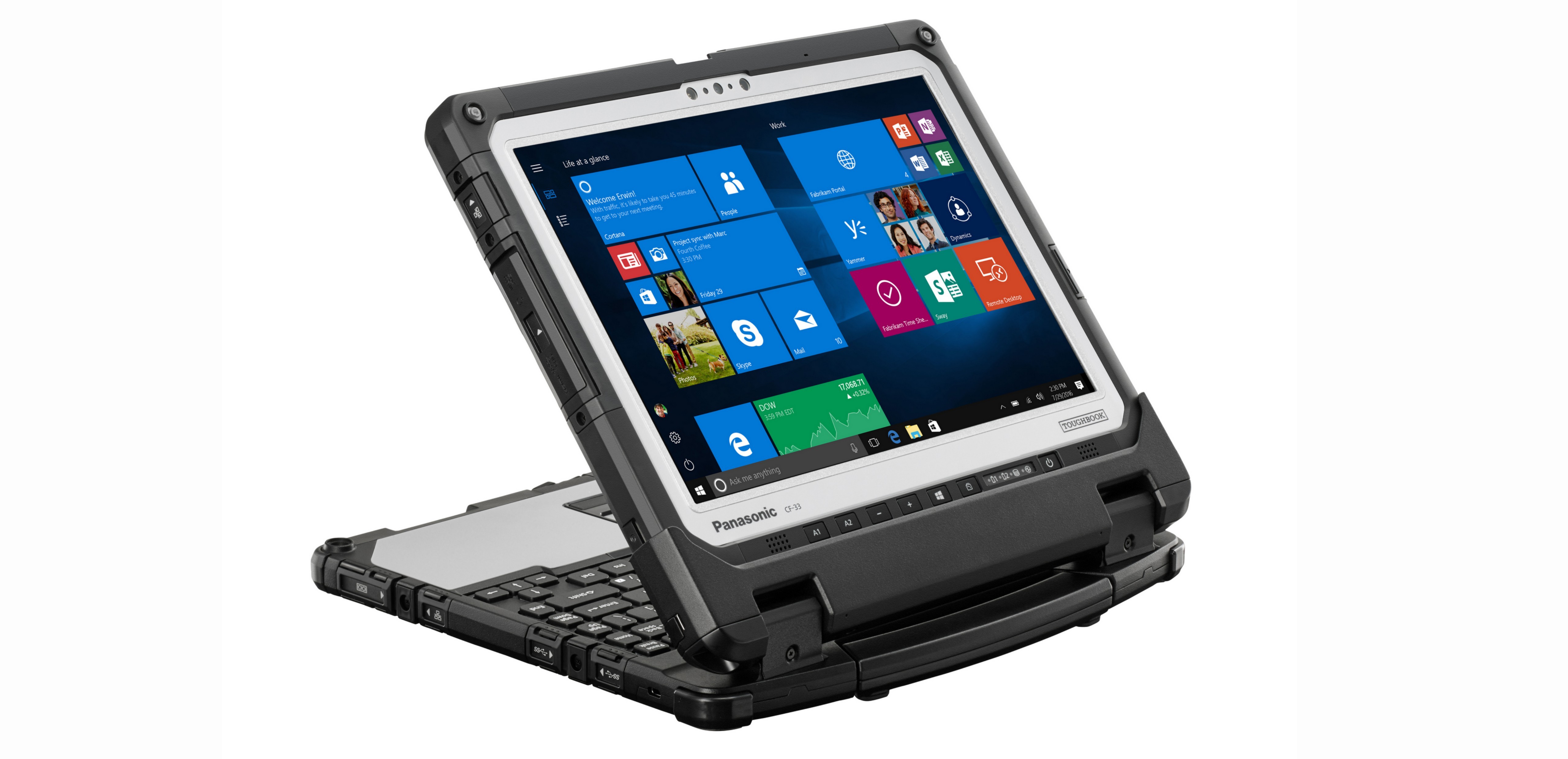 Panasonic Toughbook 33, a 2-in-1 detachable laptop powered by Windows 10