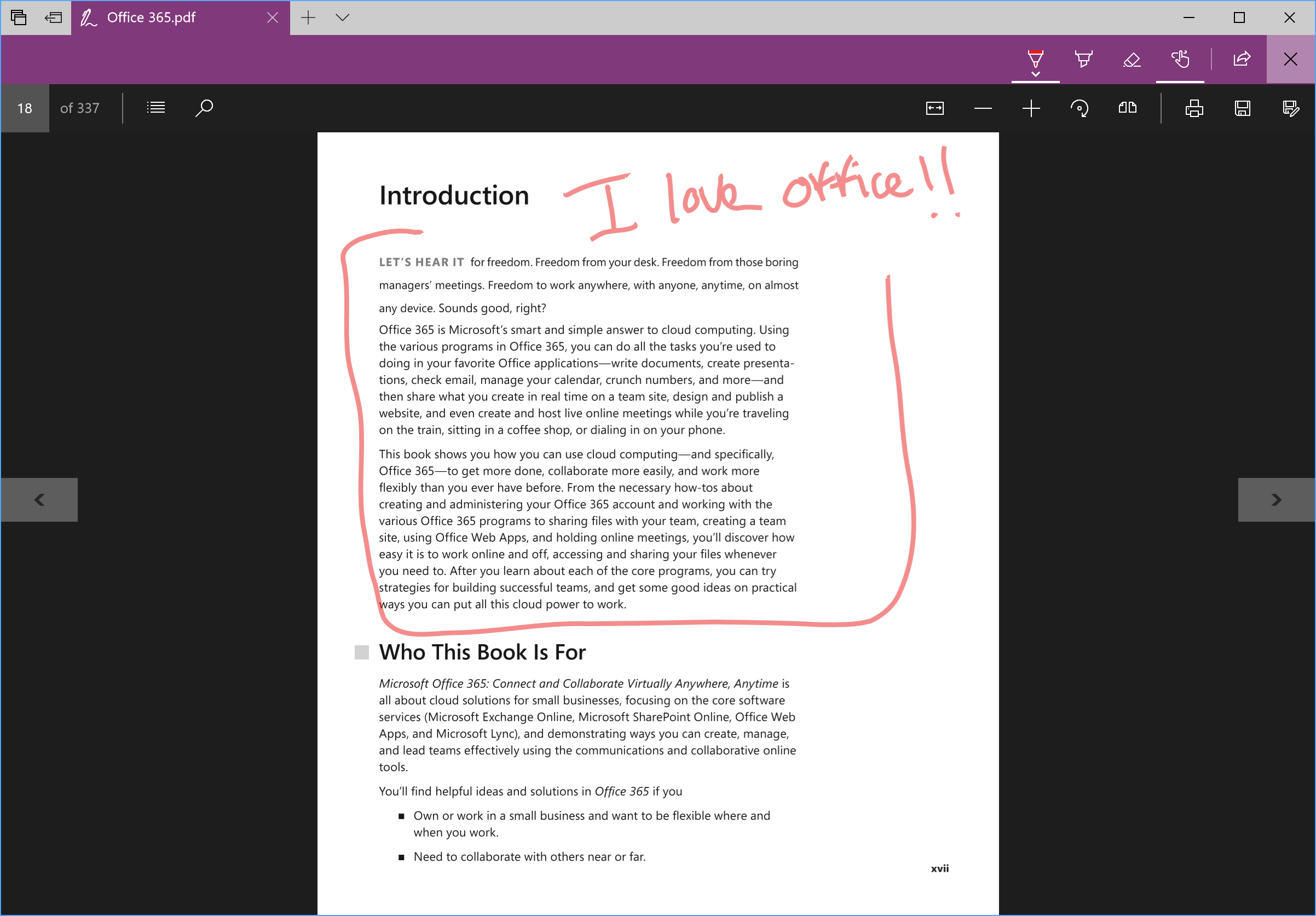 Write in PDFs in Microsoft Edge!