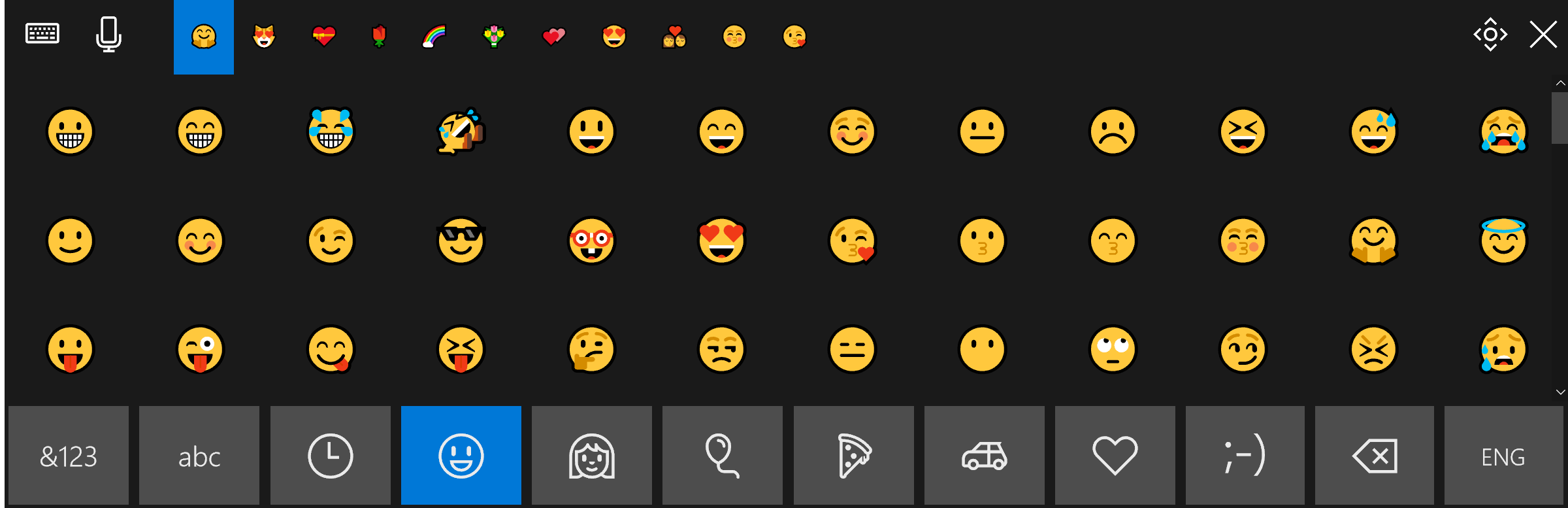 Improved emoji experience.