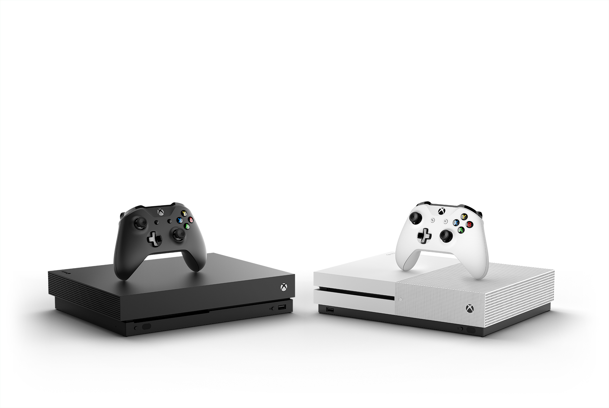 Xbox One X Family Black and White Mirrored