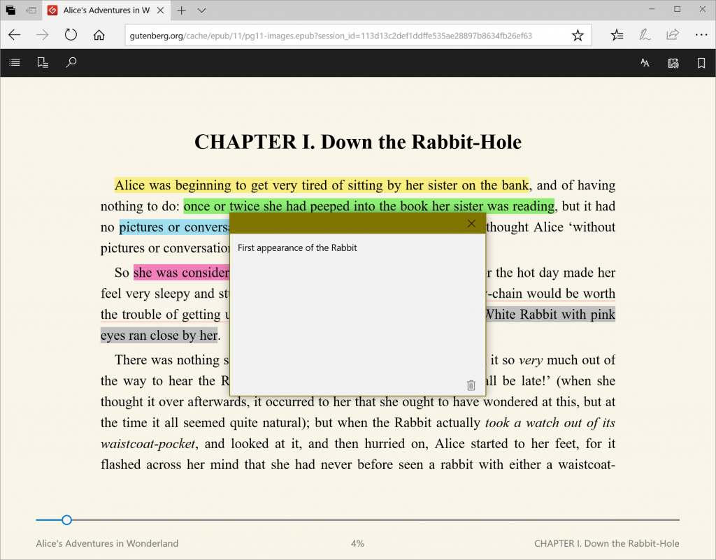 Add notes to your annotations in books