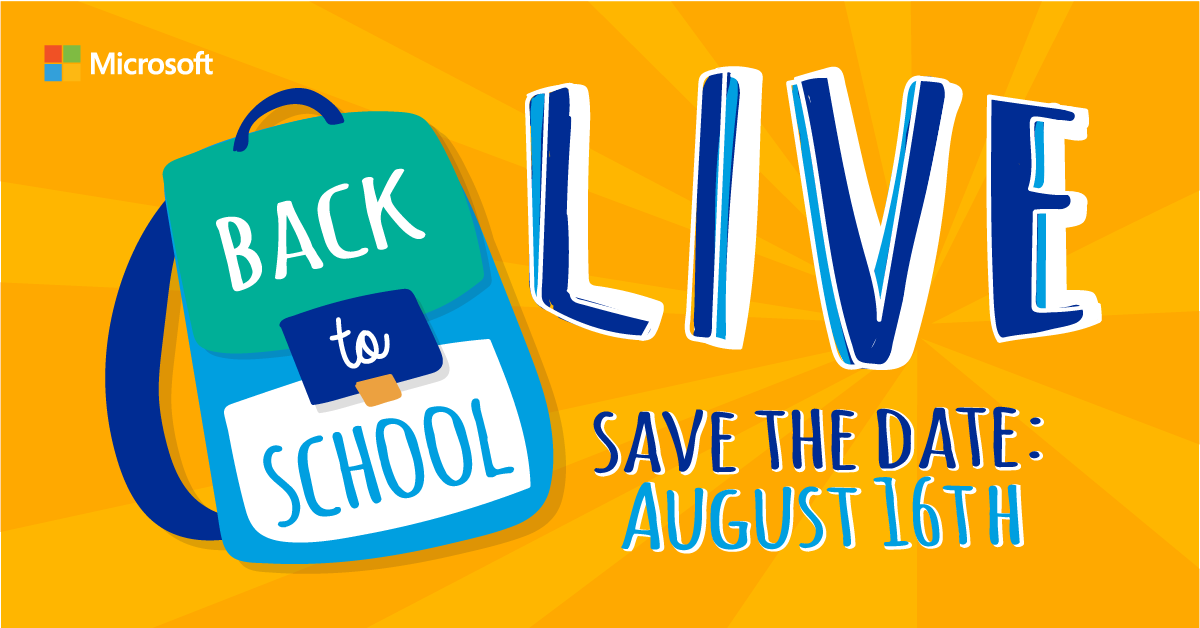 Back to school LIVE
