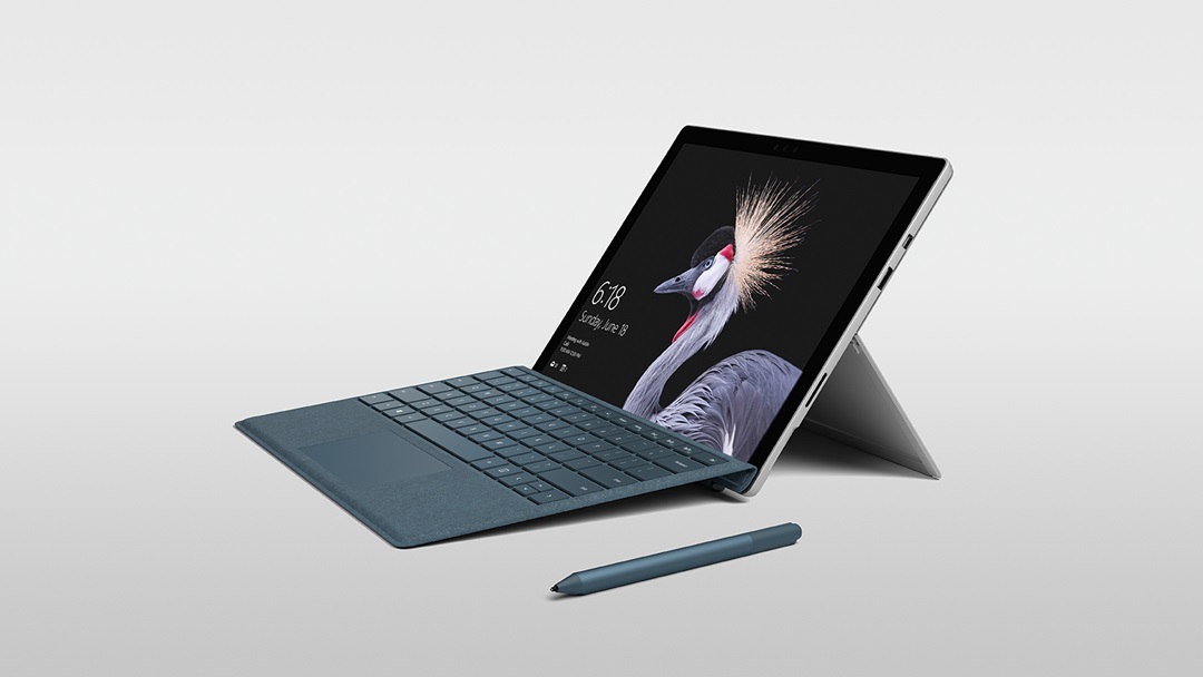 Surface Pro with LTE Advanced for business customers shown with Surface Pen.