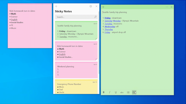 Typisk kanal Ældre Windows 10 Tip: Sticky Notes synced | Windows Experience Blog