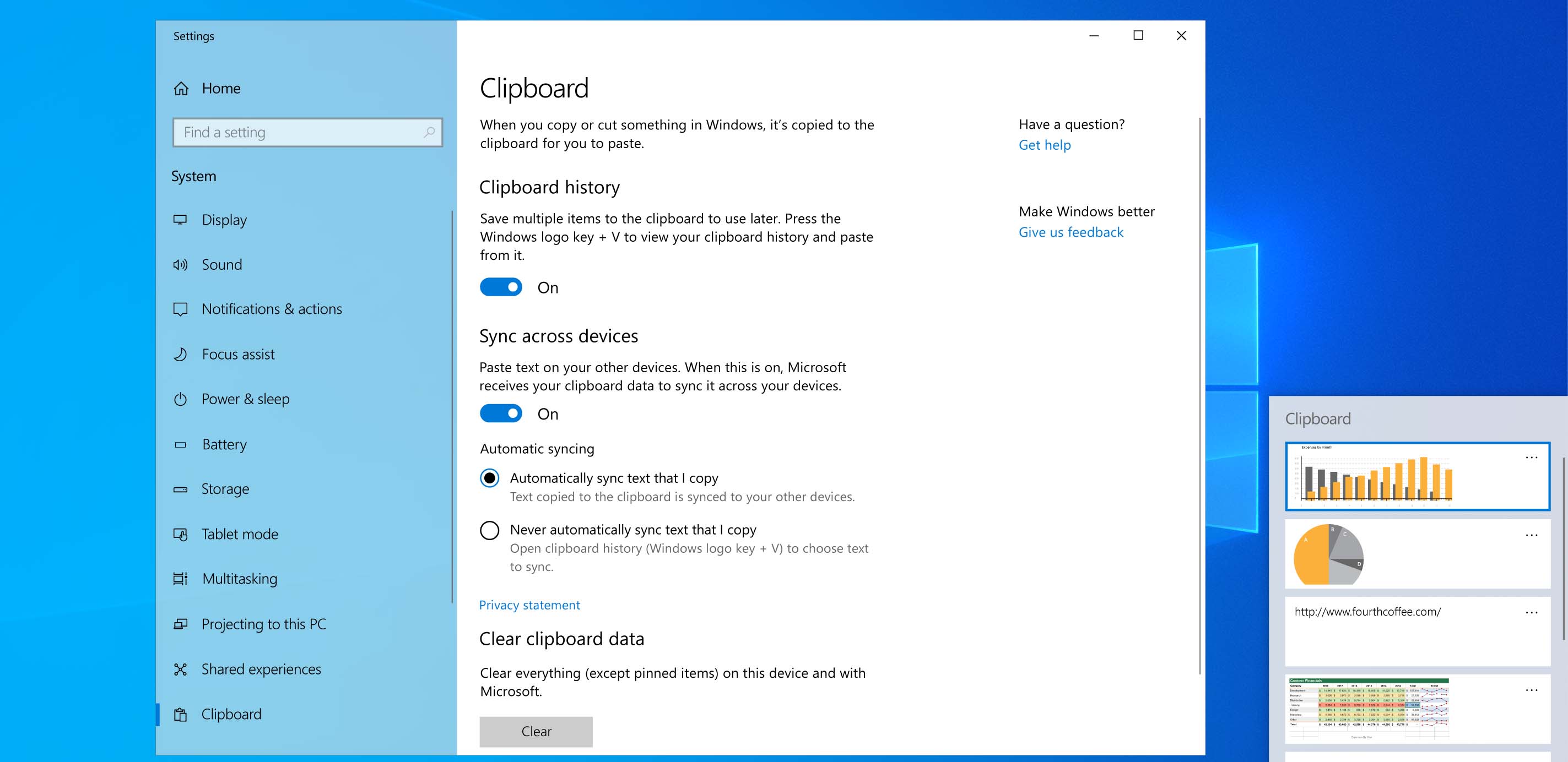 where's the clipboard in windows 10