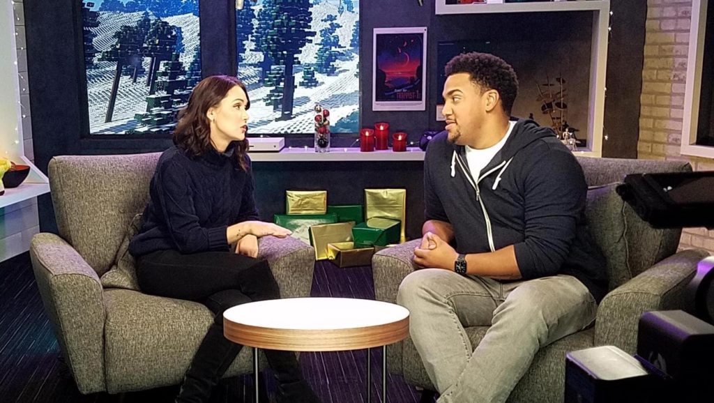 Jessica Chobot and guest