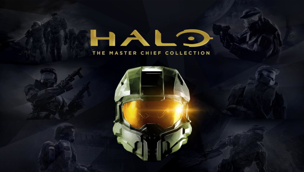 Halo: The Master Chief Collection logo and helmet