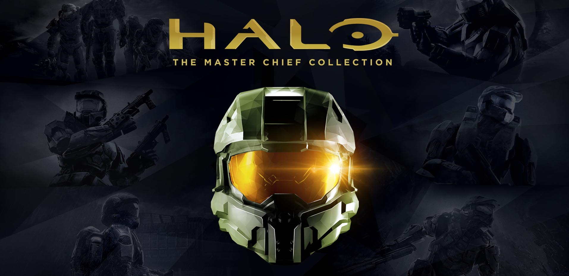 Halo: The Master Chief Collection logo and helmet