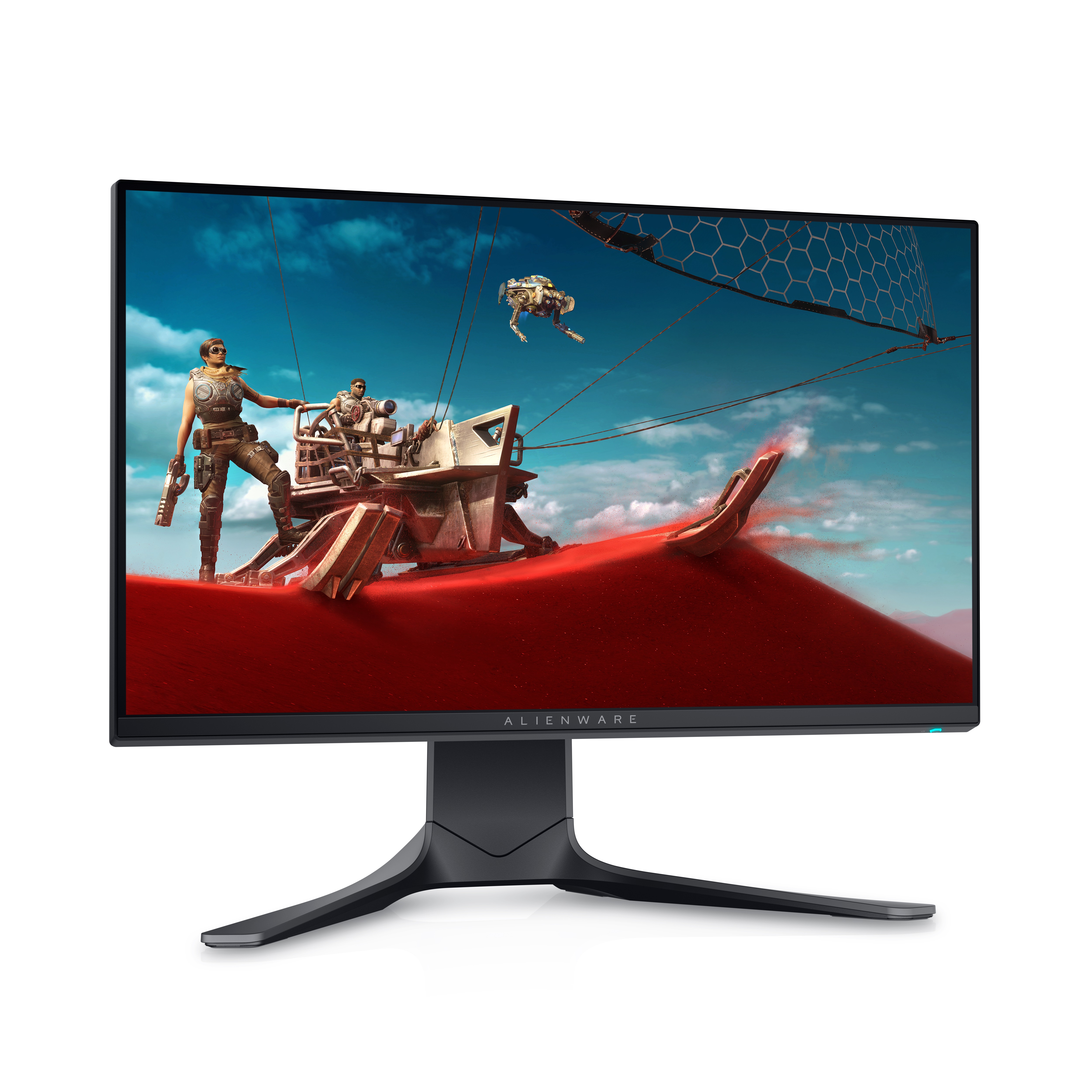Photo of Alienware 25 Gaming Monitor with game on screen
