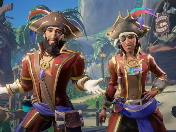 Male and female pirates