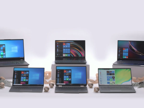 Array of laptop devices