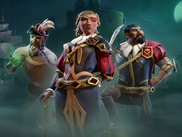Three Sea of Thieves characters