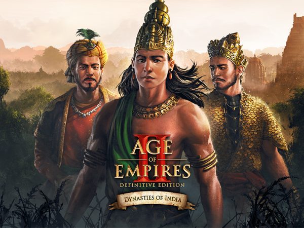 Three characters from Age of Empires II: Dynasties of India