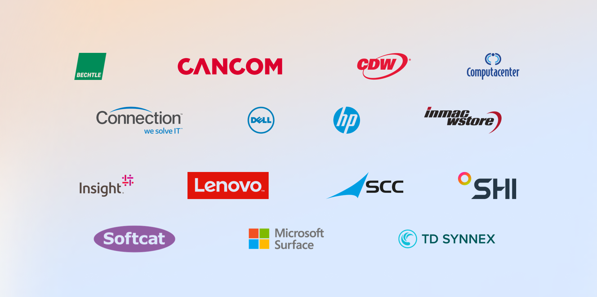 Logos of Windows strategic device partners