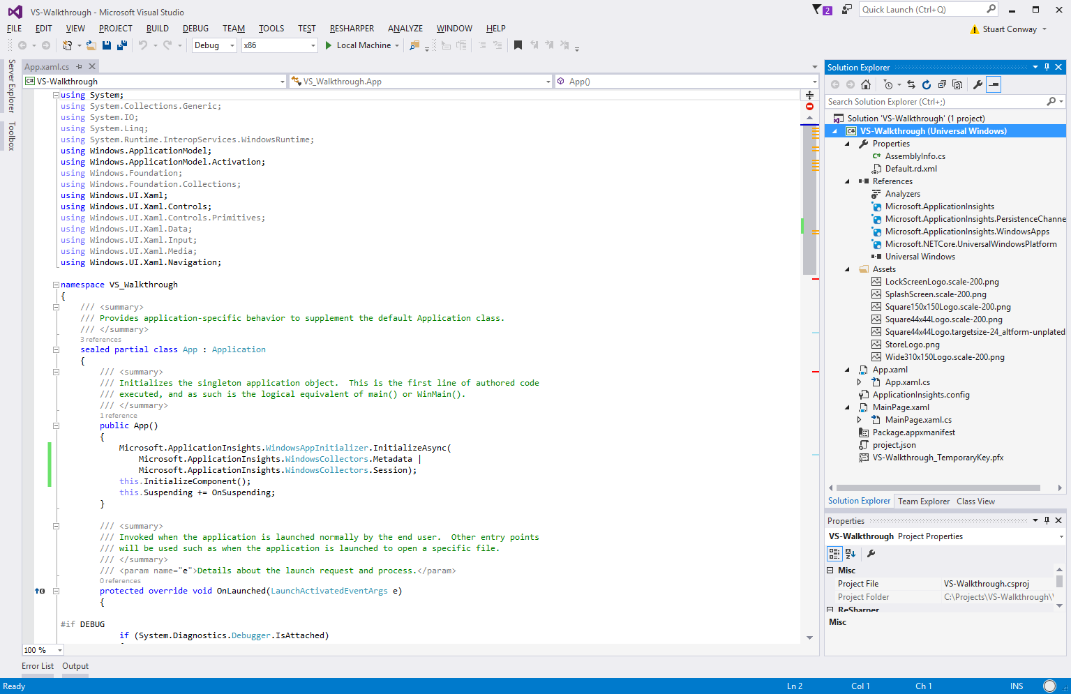 Visual Studio Walkthrough for iOS Developers - Windows Developer Blog
