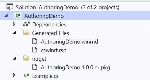 C#/WinRT Authoring Preview and Updates