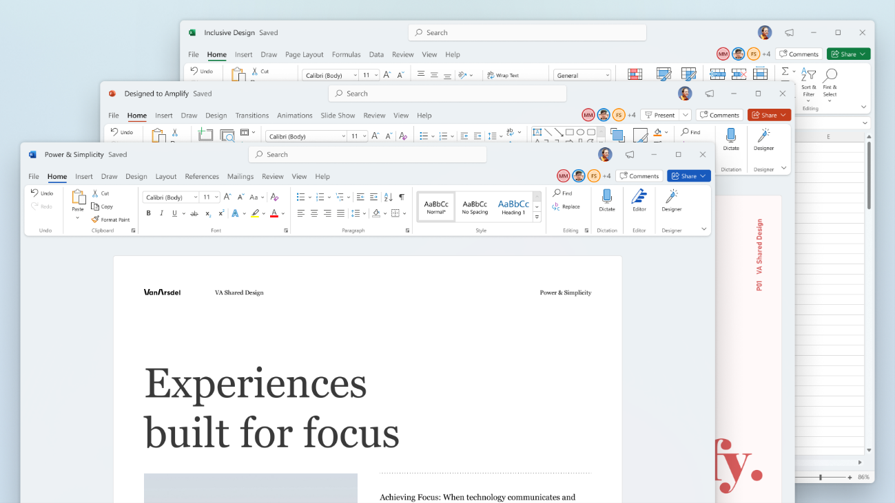 Windows 11 の Word、Excel、PowerPoint