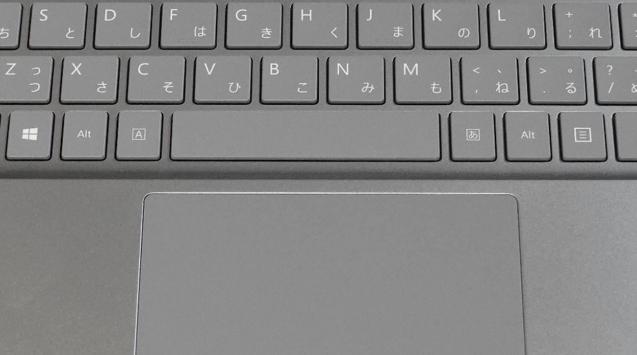 Surface Laptop Go の日本語キーボードレイアウト